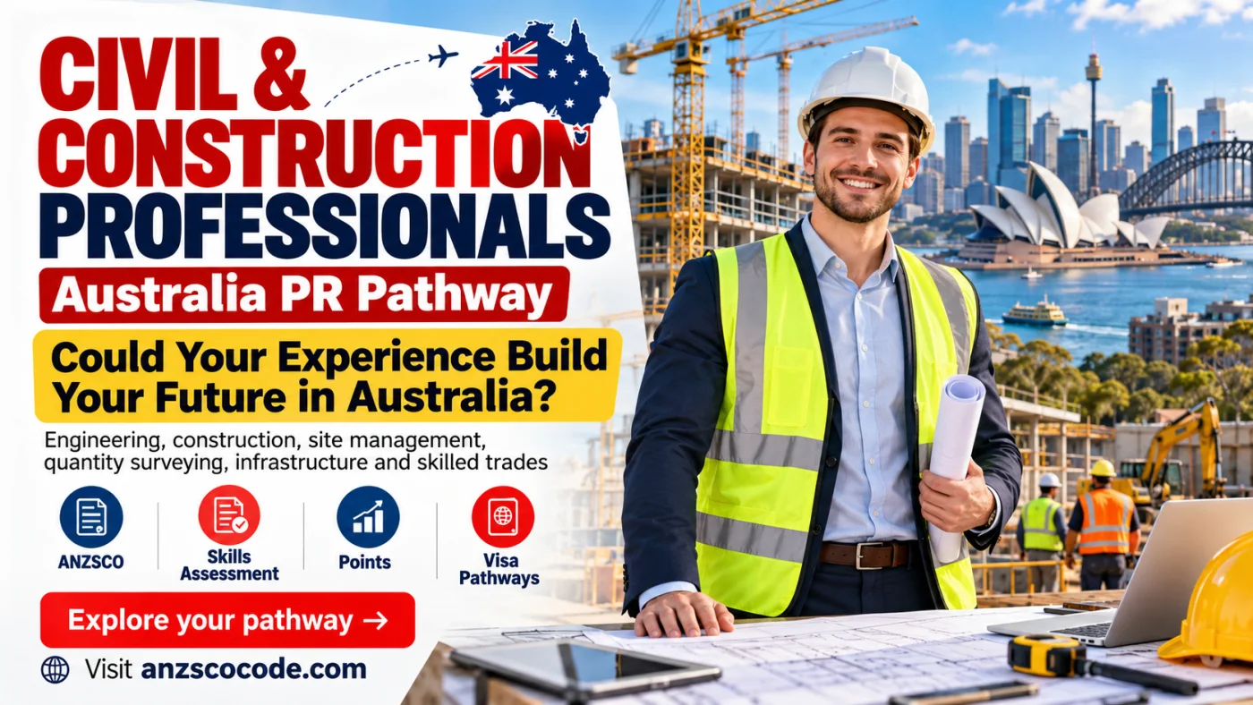 Civil & Construction Professionals: Explore Australia PR Pathways in 2026