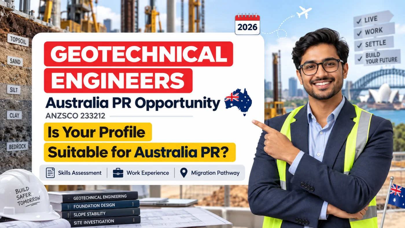Geotechnical Engineers: Is Your Profile Suitable for Australia PR in 2026? | ANZSCO 233212